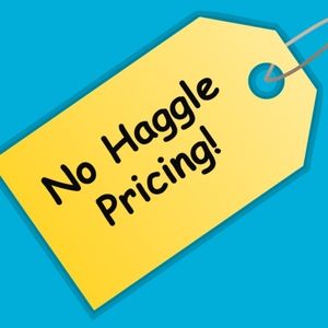 No Haggle the prices are marked